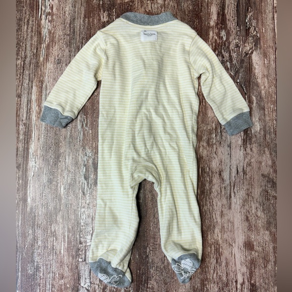 Burt’s Bees Baby Zipper Footie Pajama, 3-6 Months - Picture 2 of 3